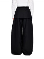 Drawstring Wide Leg Pants