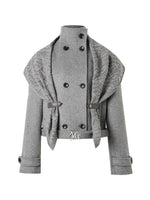 Windsor Wool Cape Knit Jacket