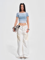 Equestrian Washed Crop Tee