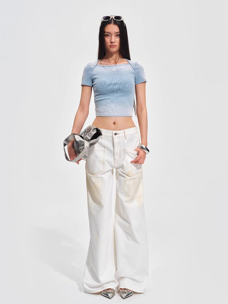 Equestrian Washed Crop Tee