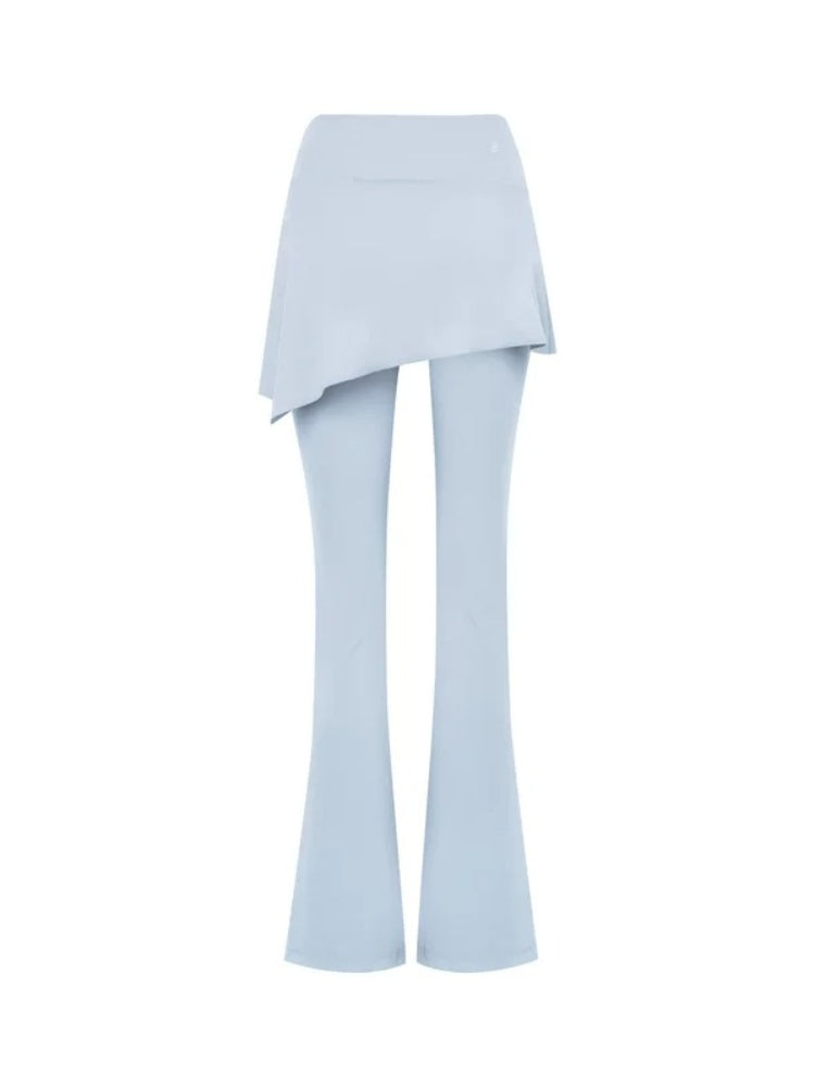 Layered Flare Yoga Pants