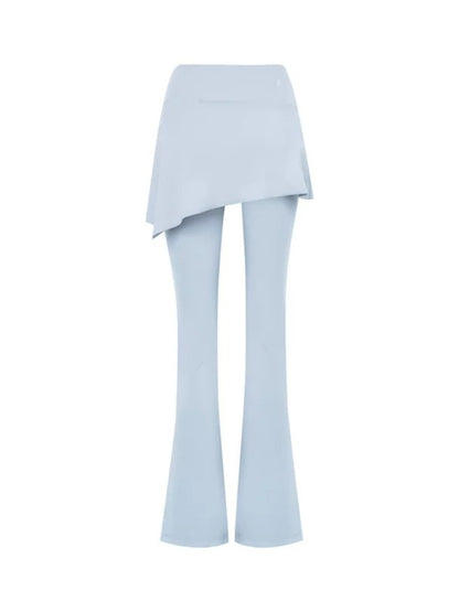 Layered Flare Yoga Pants