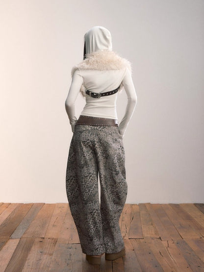 Faux Fur Shoulder Wrap / Vest / Belt