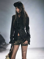 Gothic Ruffle Blouse