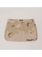 Compass Wild Origin Denim Skirt Desert Camouflage