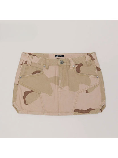 Compass Wild Origin Denim Skirt Desert Camouflage