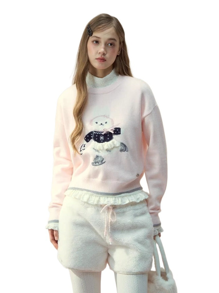 Preppy Bunny Diary Sweater