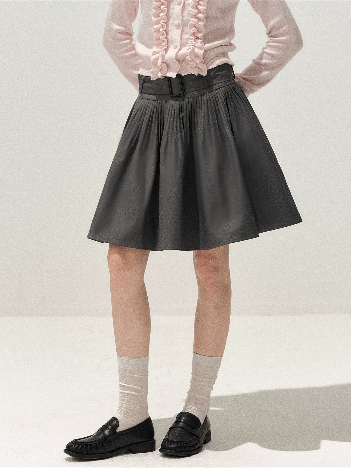 Gray Ballet Tutu Skirt
