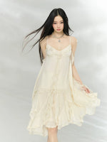 Chiffon Camisole Skirt Set