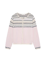Pastel Fair Isle Knit Cardigan