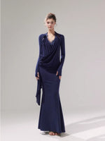 Draped Knit Mesh Set