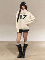 Detachable Fur Collar Sweater