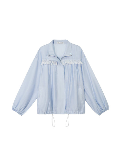 Lace Detail Tencel Set
