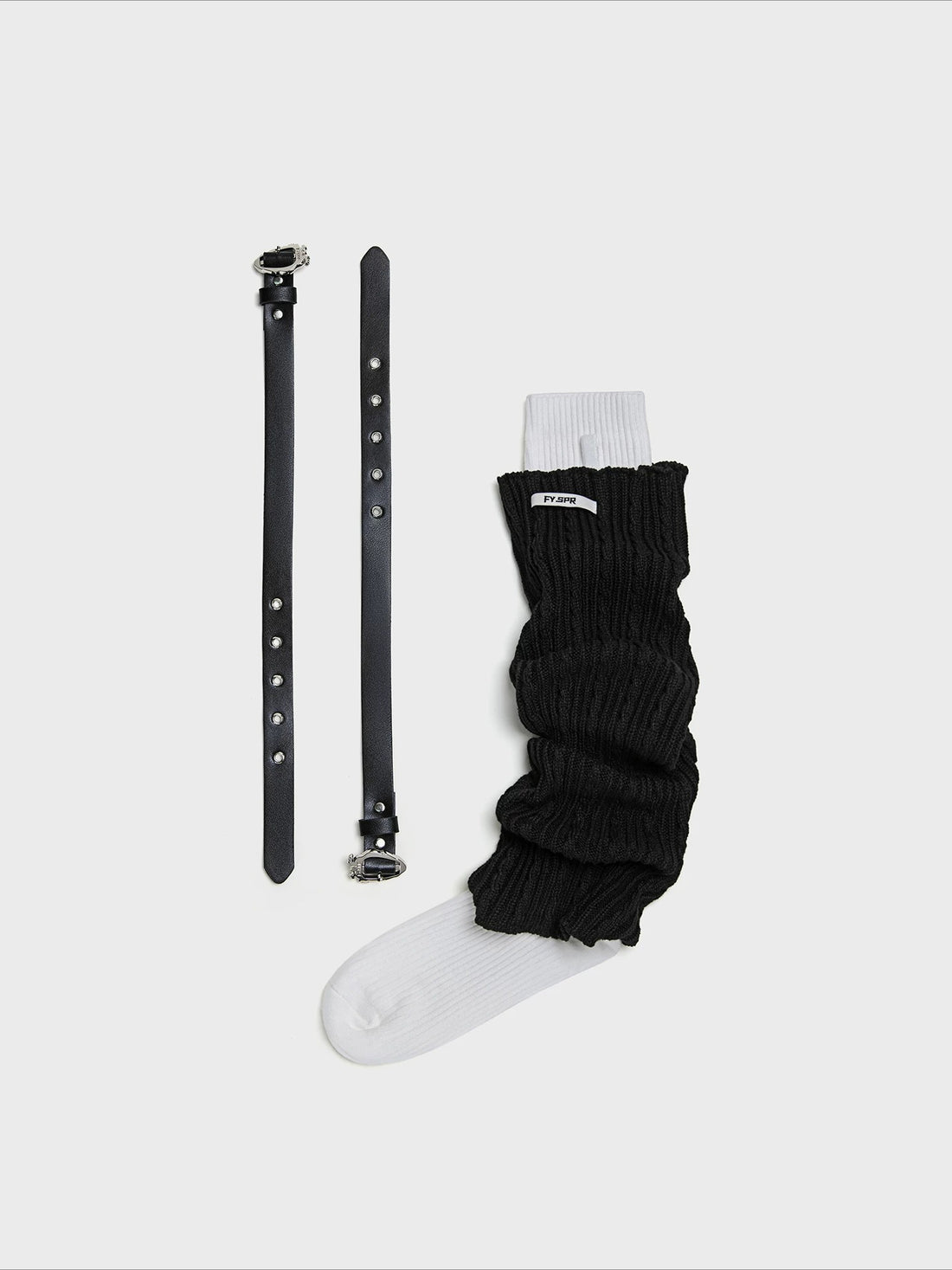 Knit Belt Leg Warmers