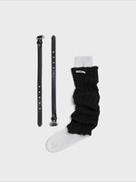 Knit Belt Leg Warmers
