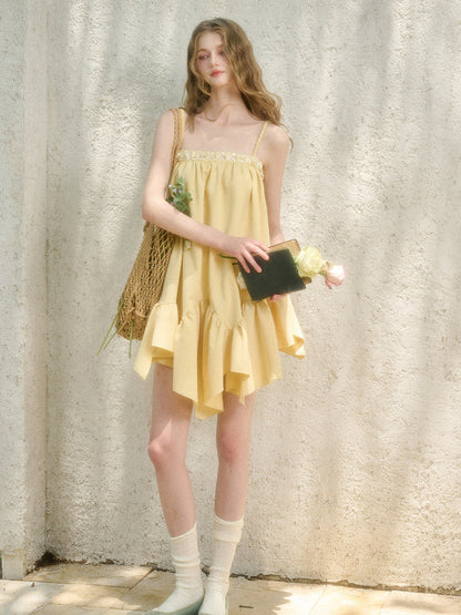 Light Yellow Vacation Sundress