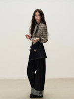 Detachable Apron Cuff Jeans