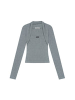 Layered Bolero Long Sleeve Top