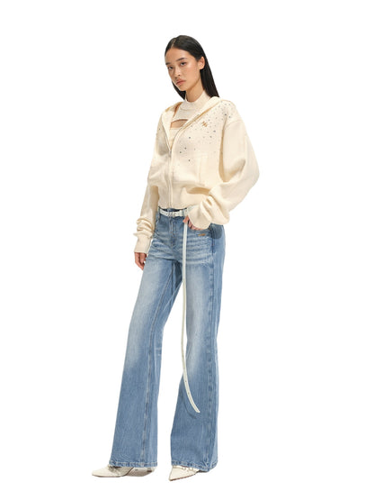 +5CM N4 Proportion Straight-Leg Jeans