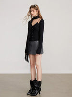 Layered Camisole Panel T-Shirt Top