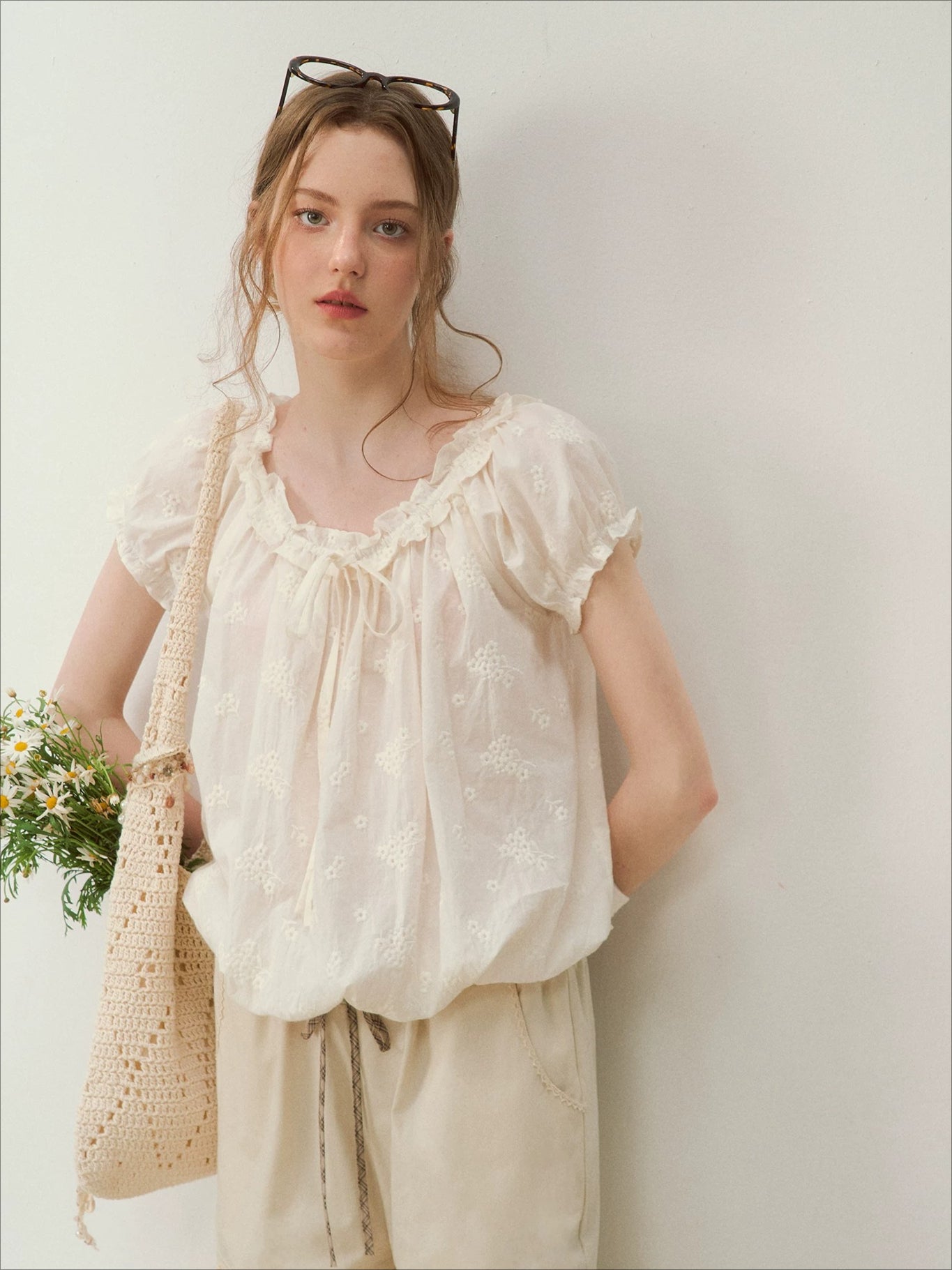 Lily Embroidery Blouse