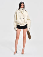 Lyocell Cotton Short Jacket