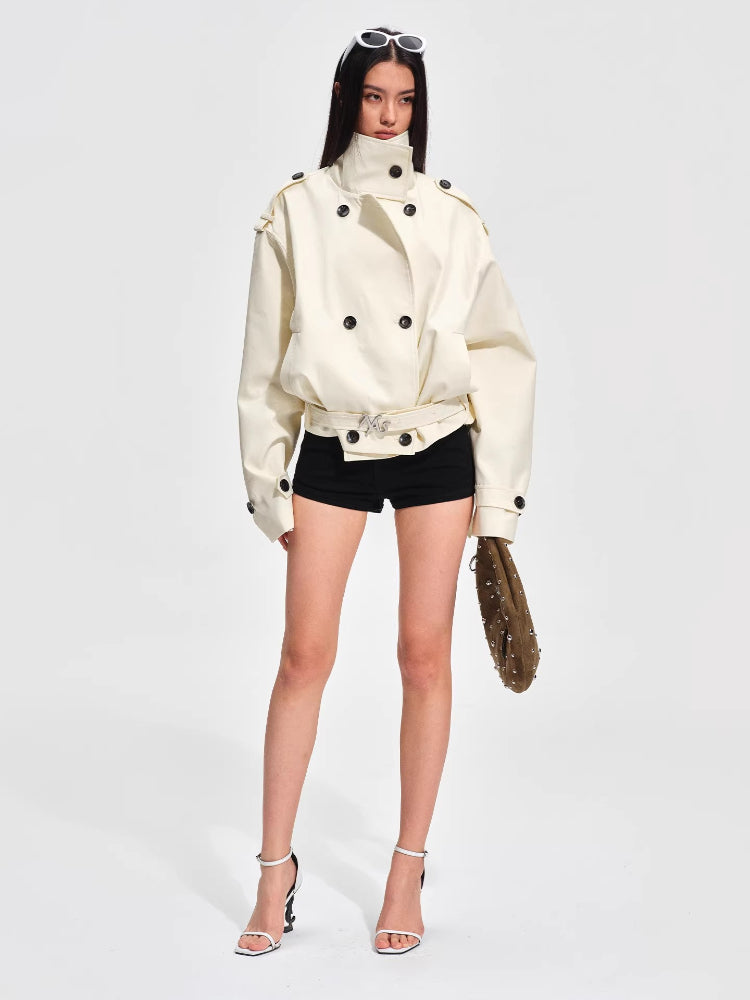 Lyocell Cotton Short Jacket