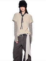 Faux Layered Stripe Tee