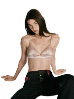 Acetate Seamless Triangle Bra Top