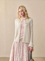 Ribbon Knit Cardigan