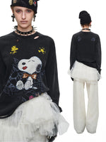 Distressed Snoopy Tee