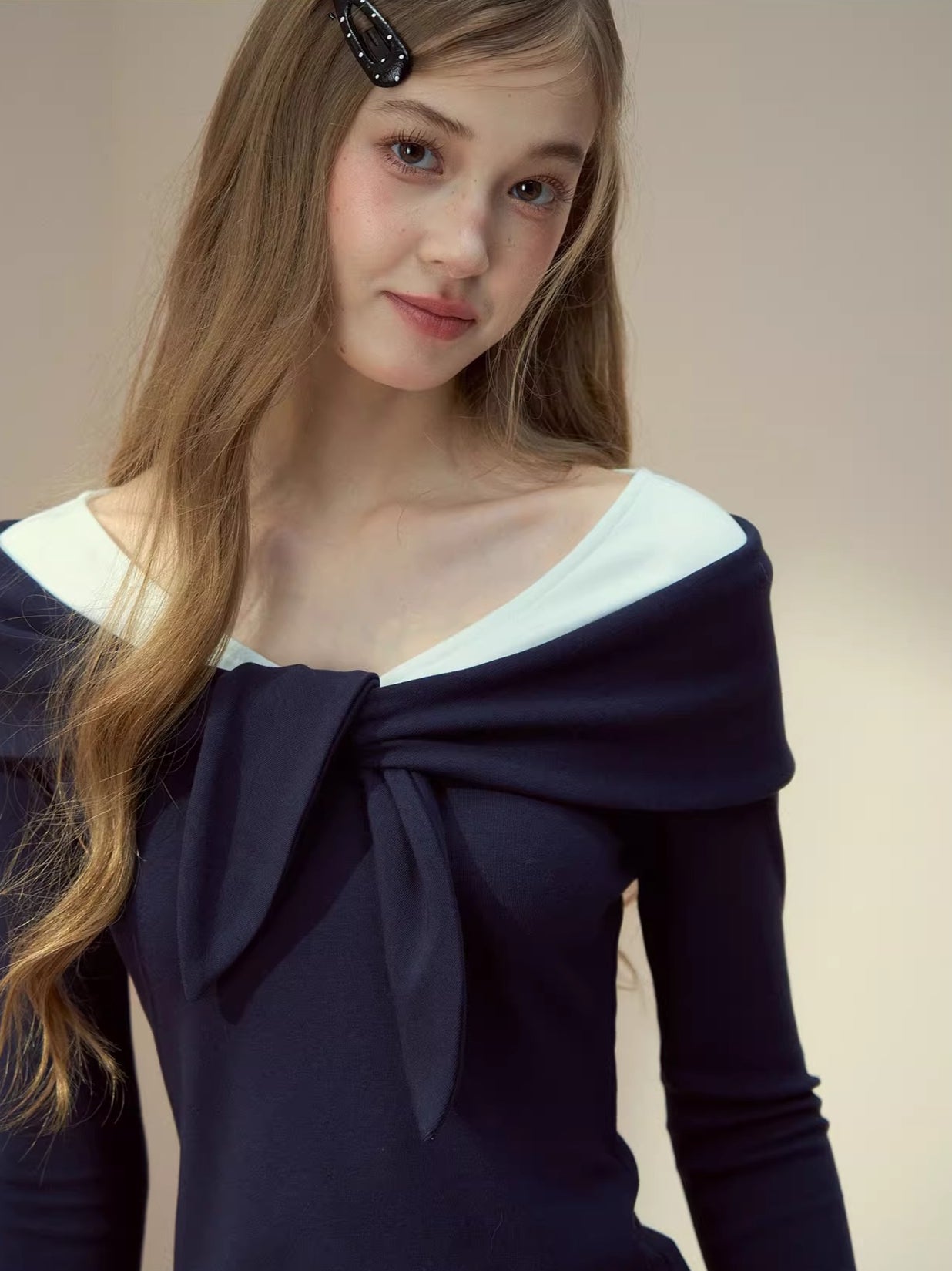 Gray &amp; Navy Blue Modal Two-Piece T-shirt