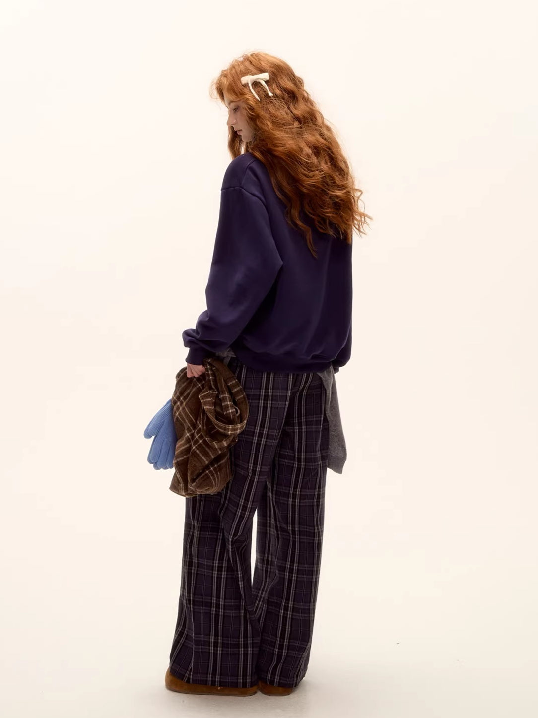 Fair Isle Knit Pear-patterned Hoodie