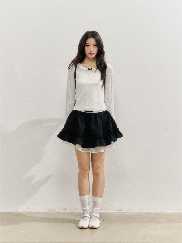 Textured Long-sleeve T-shirt Base Layer