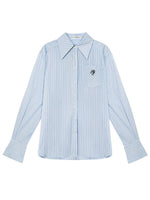 Striped Shirt Shorts Set
