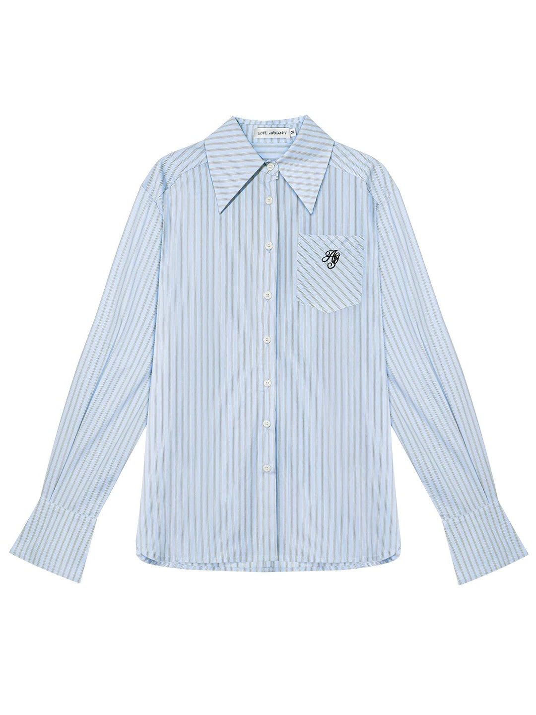 Striped Shirt Shorts Set