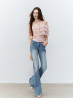 Goddess Ruffle Lace Top