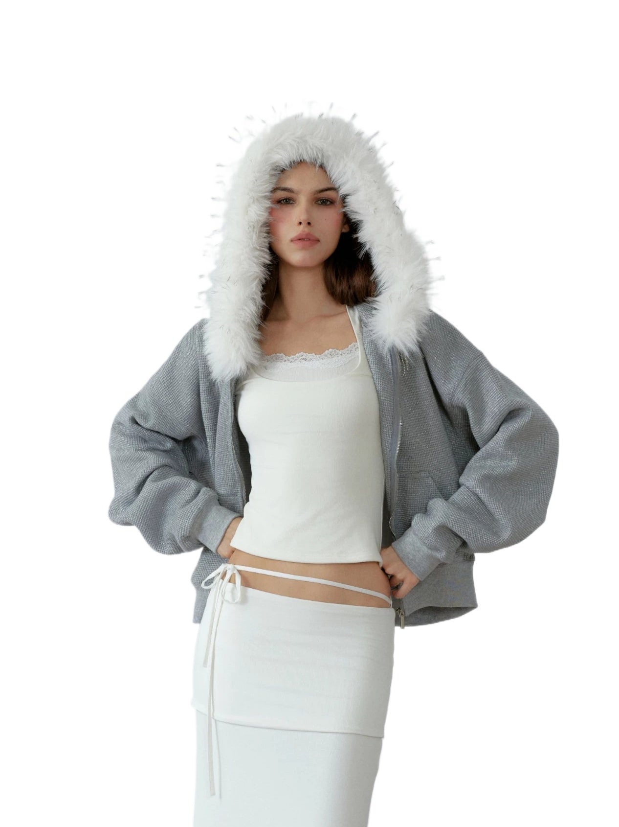 Fur Hooded Jacket