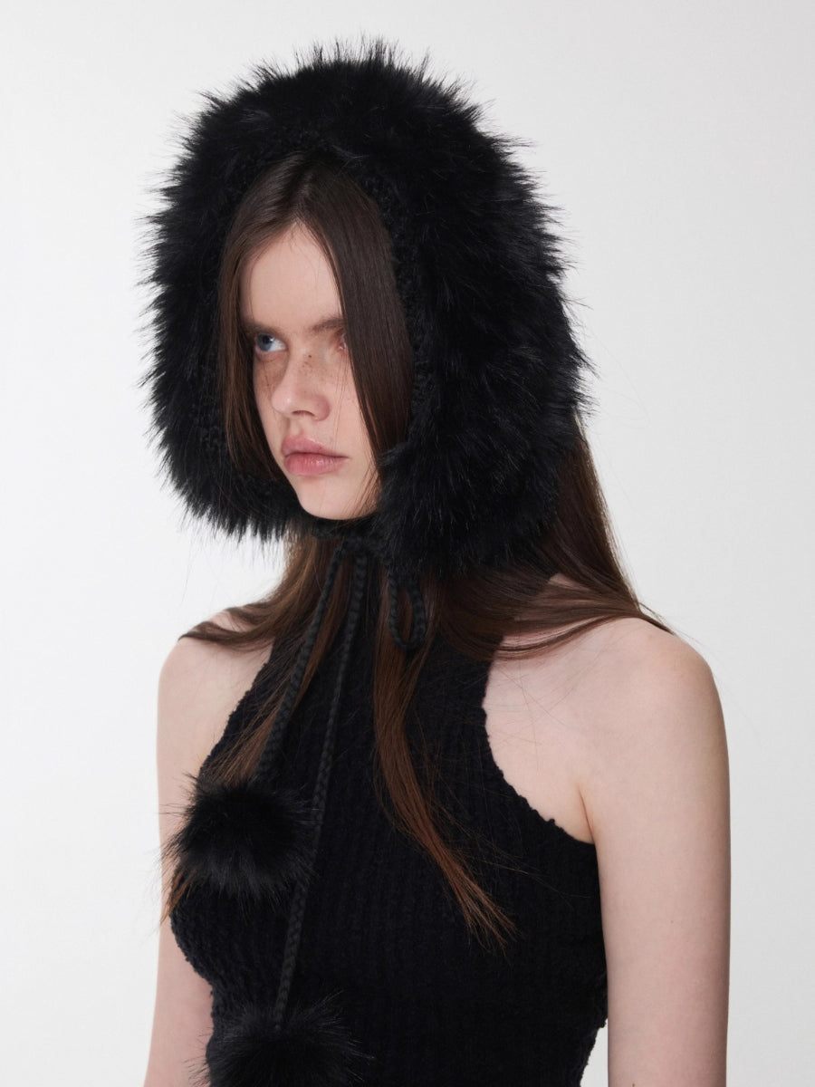 Reversible Eco-friendly Fleece Pom-pom Ear Muffs