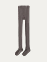 Cable Knit Wool Footed Tights