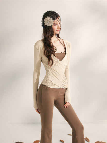 Autumn Tea Modal Knit Blouse