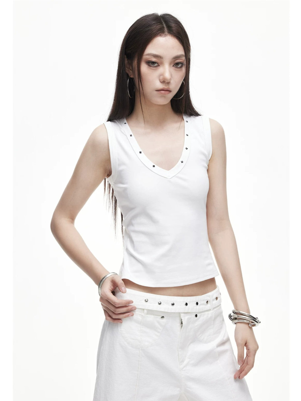 Retro V-Neck Cami Top