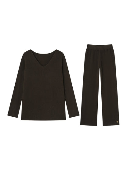 Waffle-Knit Lounge Set