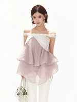 Off-Shoulder Ruffle Blouse