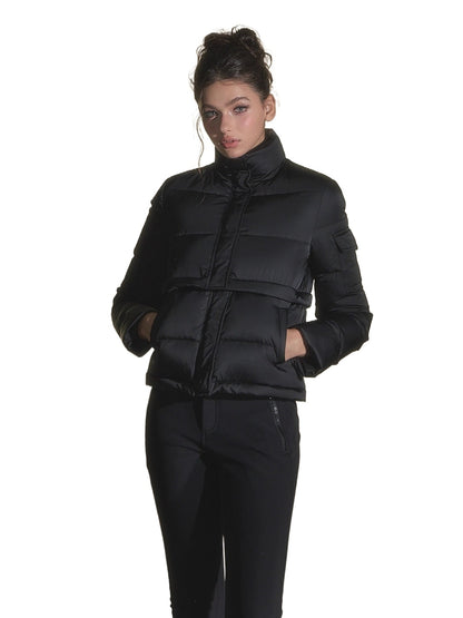 White Duck Down Three-Proof Fabric Down Jacket &amp; Pants Set