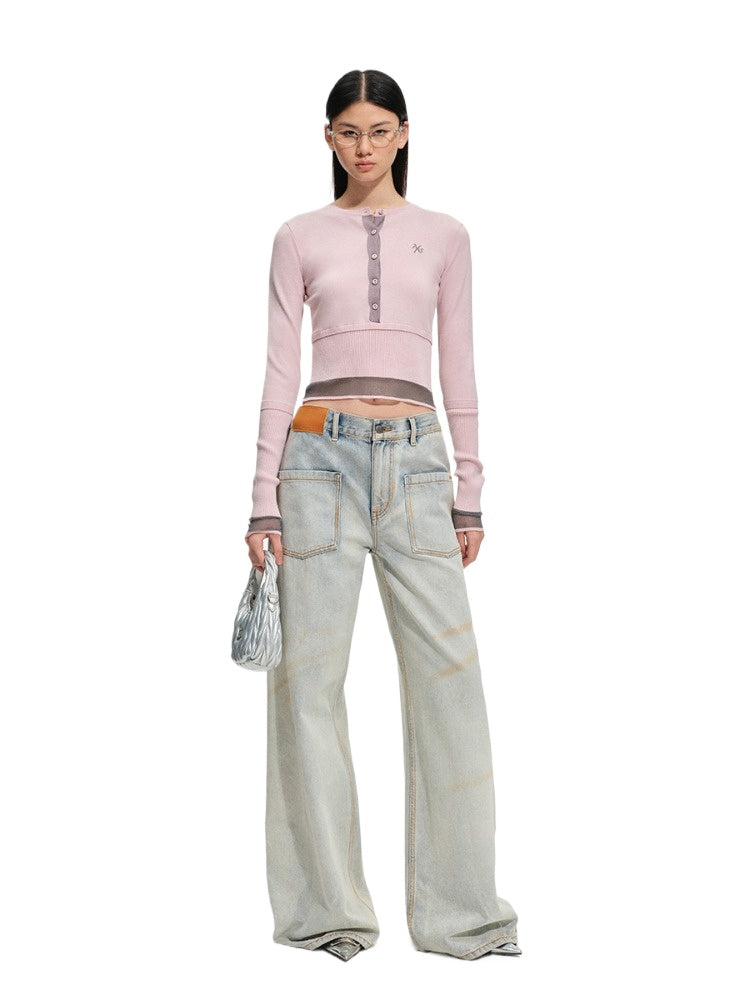 Norman Wool-Blend Layered Knit T-Shirt