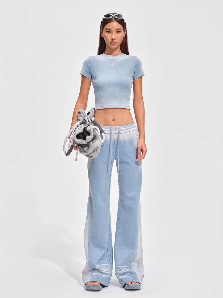 Equestrian Badge Washed Ribbed Tee