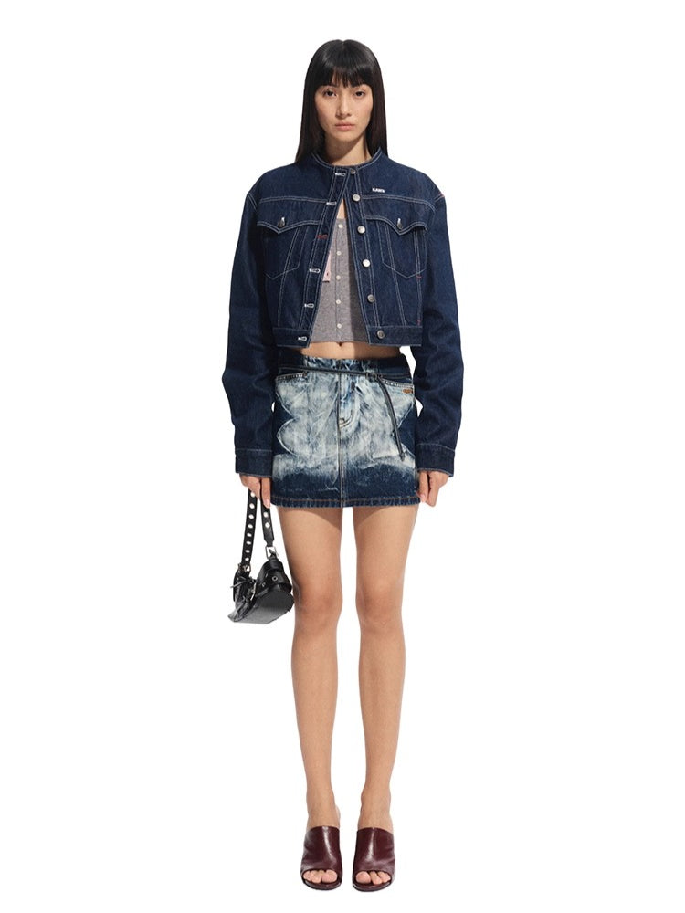 Volcano Denim Mini Skirt