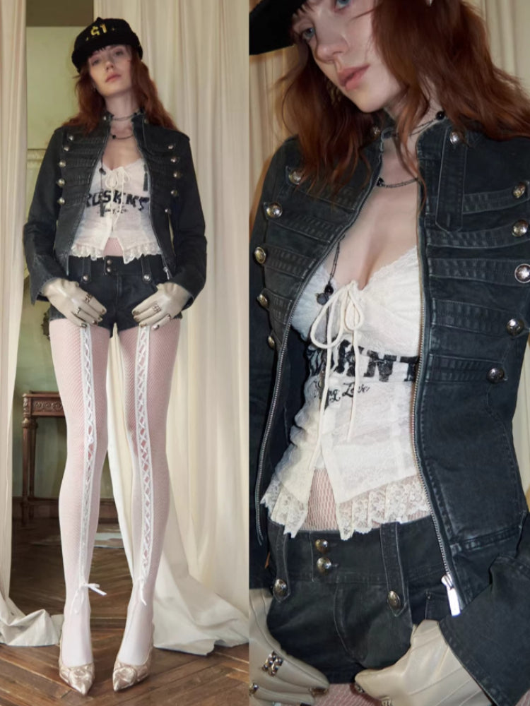 Napoleon Double Breasted Canvas Jacket