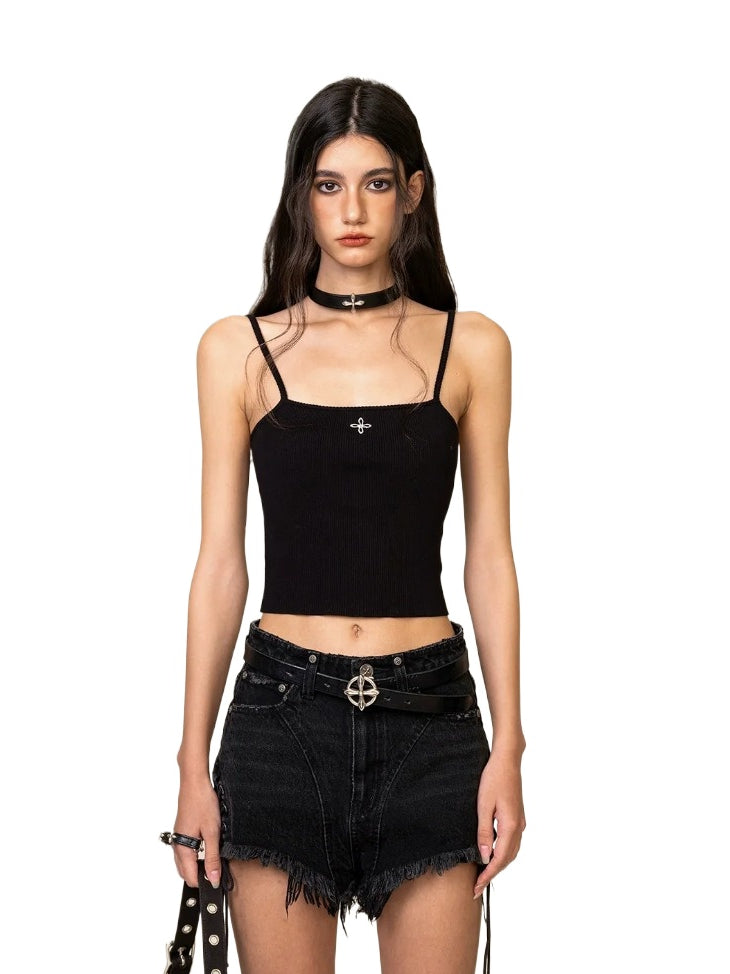 Compass Cruciferous Knitted Tank Top